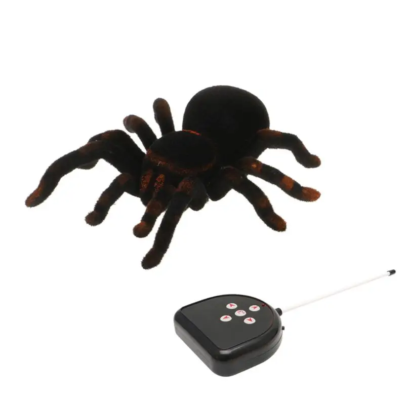 

Пульт дистанционного управления мягкий страшный плюшевый жуткий ИК-паук RC тарантула детский подарок игрушка