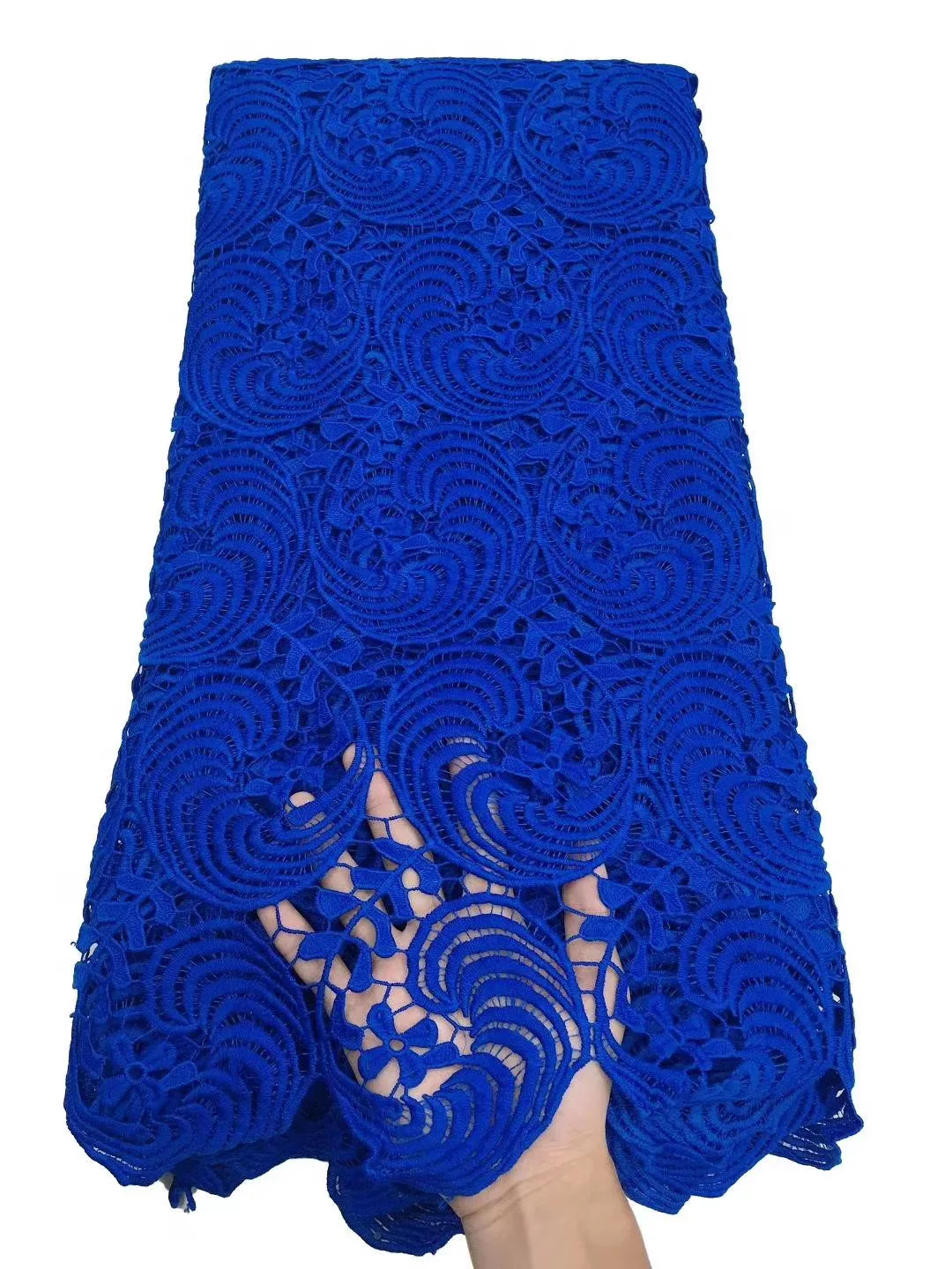 

African Lace Fabric 2021 High-quality Guipure Lace Fabric The Latest French Umbilical Cord Lace Fabric, Wedding 5 Yards NFM4918