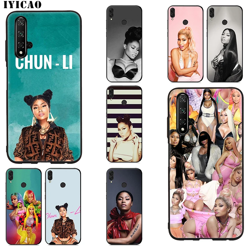 Мягкий чехол IYICAO Nicki Minaj Rapper для huawei Honor 20 10 9 9X 8X 8C 7X 7C 7A 6A Lite Pro View Note Silicone |
