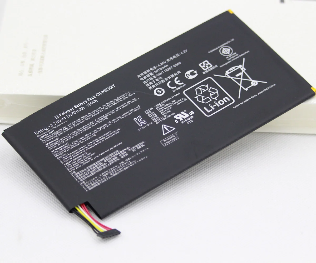 Оригинальный качественный аккумулятор ISUNOO для планшета ASUS Memo Pad Smart K001 5070 мАч 3 75 в