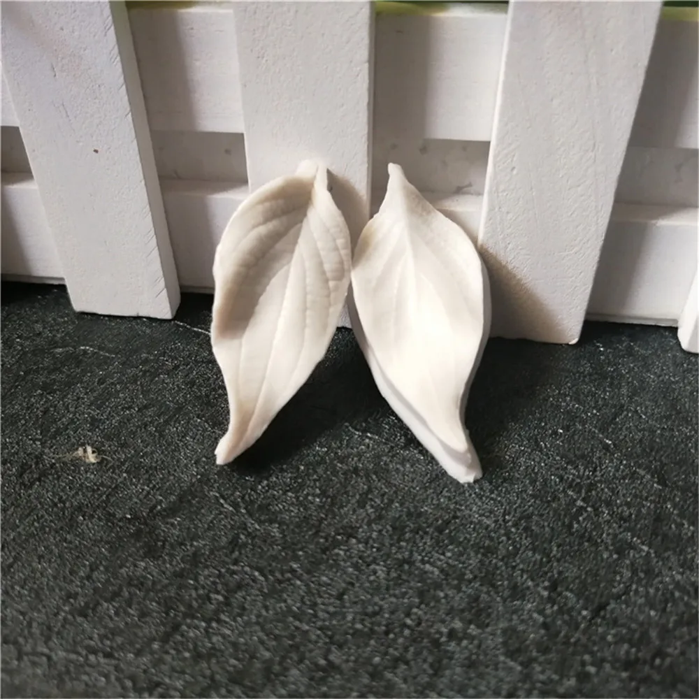 Resin Concrete Molds Hibiscus Flower Leaf Patterns Press Stampi In Silicone Designer DIY Epoksi Silikon Kalip Mold