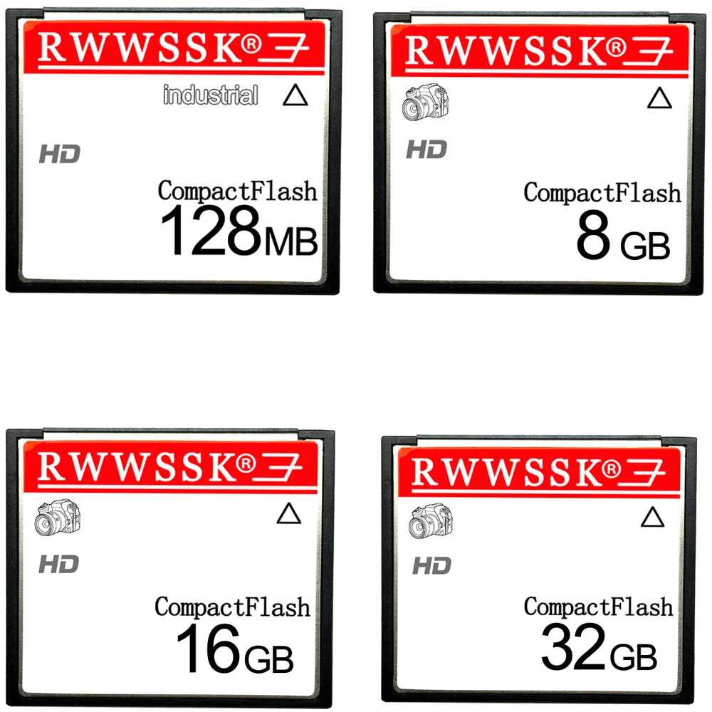 Компактная флеш карта RWWSSK SLC 128 Мб 256 1 ГБ 2 4 8 16 32 64 памяти CF 133X 266X 20 МБ/с./с|Карты