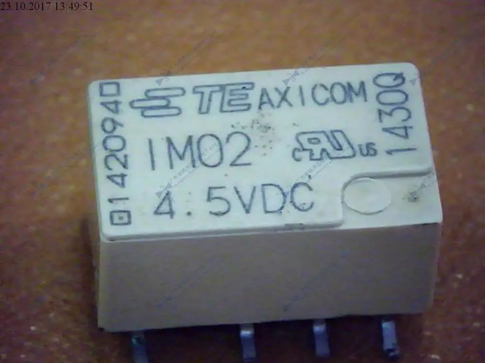 IM02 TE connector 4.5V Signal Relay 4.5VDC 2A DPDT( (10mm 6mm 5.65mm)) SMD 142094 | Компьютеры и офис
