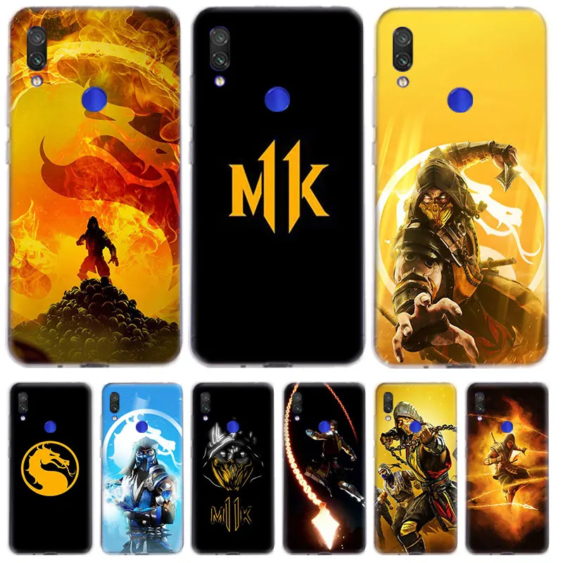 

MK Game Mortal Kombats Case For Xiaomi Redmi Note 10 Pro Max 8T 9T 9S 10S 9A 9C 9 Power 8 2021 Transparent Silicone Cover Coque