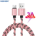 1 м 2 м 3 м Micro USB кабель для зарядного устройства для Samsung S7 Sony Huawei LG Xiaomi Redmi Note 4 5 Andriod Microusb кабель для быстрой зарядки