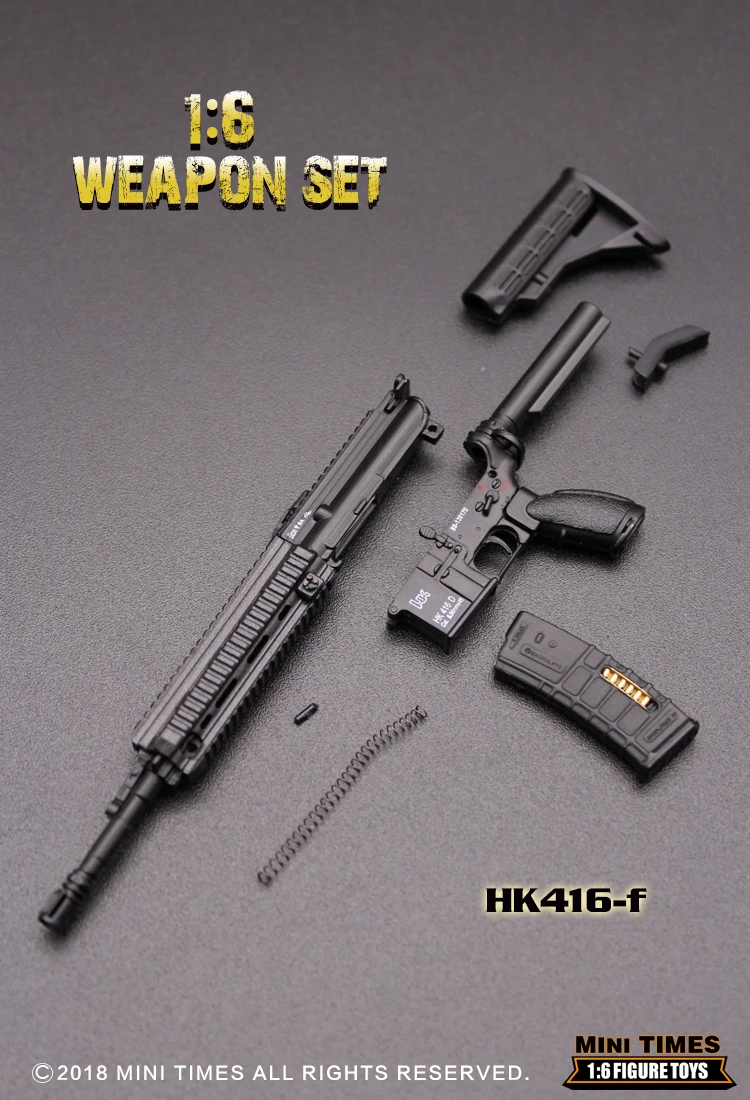 1/6 весы мини-игрушки 1/6 HK416 серии M4 винтовка оружие Модель игрушки для 1" фигурки аксессуары коллекции игрушки