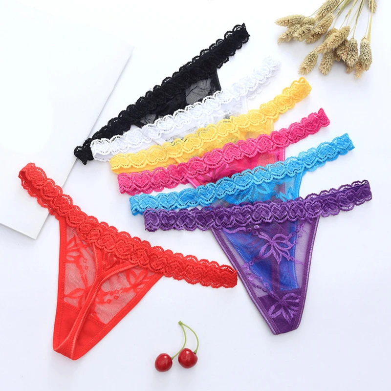 

Сексуальное нижнее белье, женские кружевные трусики, стринги, кружевные вышитые стринги, трусики-танга, нижнее белье, удобная Прозрачная же...