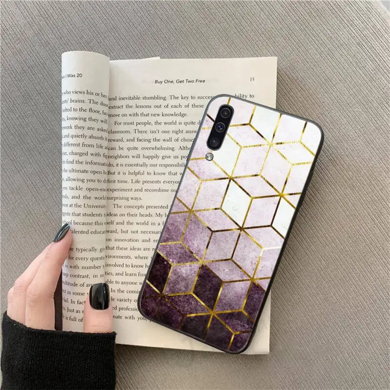 

luxury Marbled pattern Phone Case For Samsung galaxy S 9 10 20 A 10 21 30 31 40 50 51 71 s note 20 j 4 2018 plus
