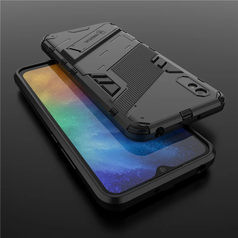 

Чехол для Xiaomi Redmi 9A, противоударный силиконовый ТПУ бампер, настольный держатель, подставка, жесткая задняя крышка из поликарбоната для Redmi 9A, чехол для телефона Redmi 9A