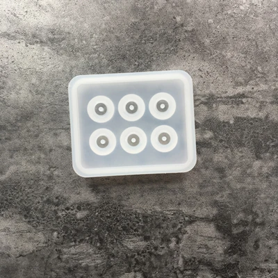 12mm round Popular6 стилей бусины квадратный шар 6 висячих отверстий DIY форма из эпоксидной смолы для ювелирных изделий формы смолы для ювелирных изделий - Цвет: 12mm round