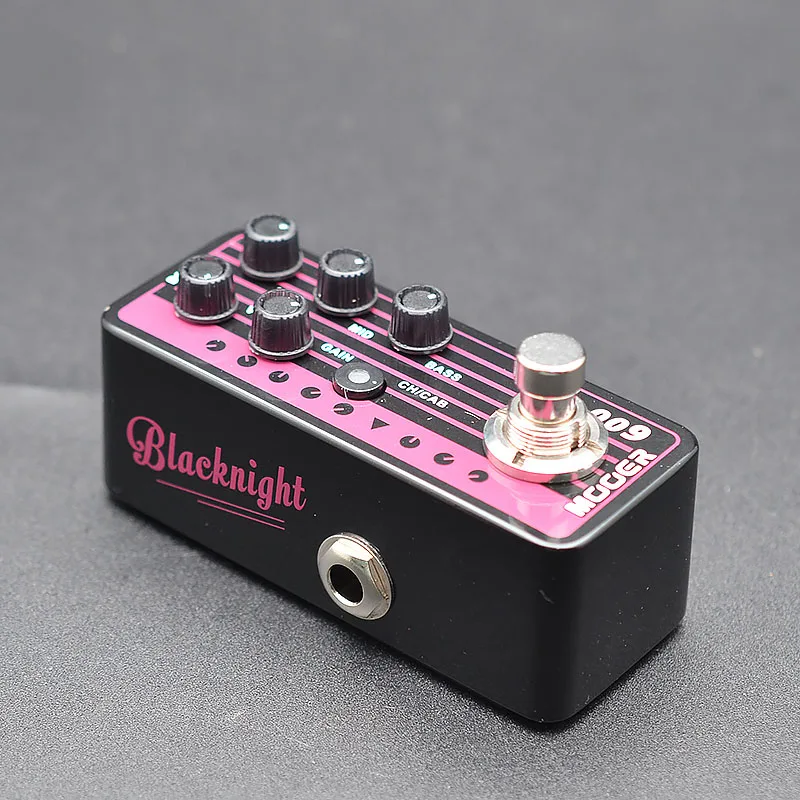 

Mooer 009 Blacknight Delay and reverb effects with tap tempo effect pedal Independent 3 band EQ 2 different modes