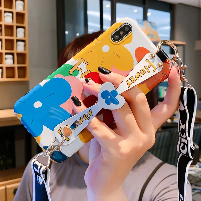 Для huawei P20 P30 чехол для рук с мультяшным цветком славой 20 оригинальность любовь