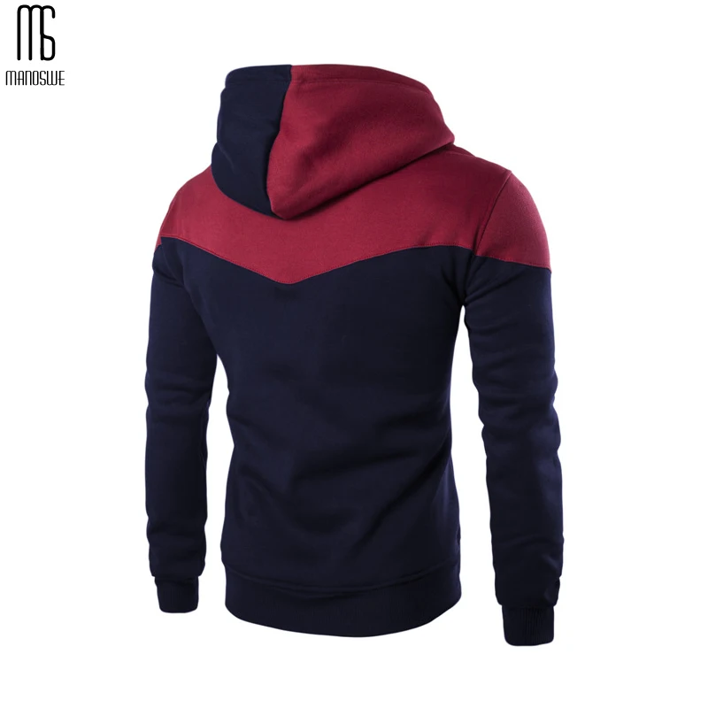 Manoswe/Повседневная приталенная рубашка с капюшоном в стиле пэчворк сезон весна