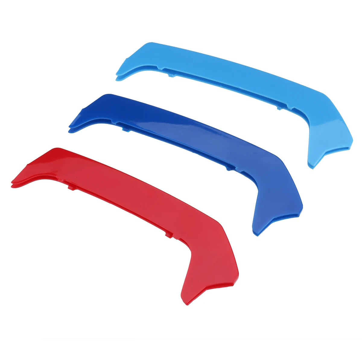 3 шт. Трехцветная Пластиковая передняя Центральная решетка Накладка для BMW 1 серии