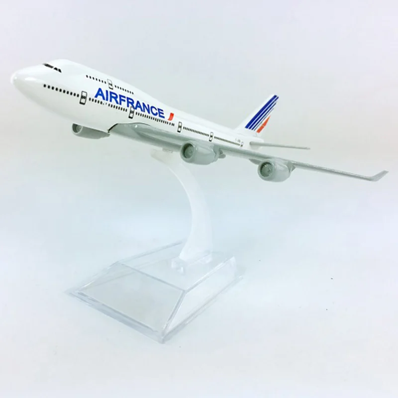 Модель самолета из металлического сплава 16 см 1:400 масштаб 747 B747| |