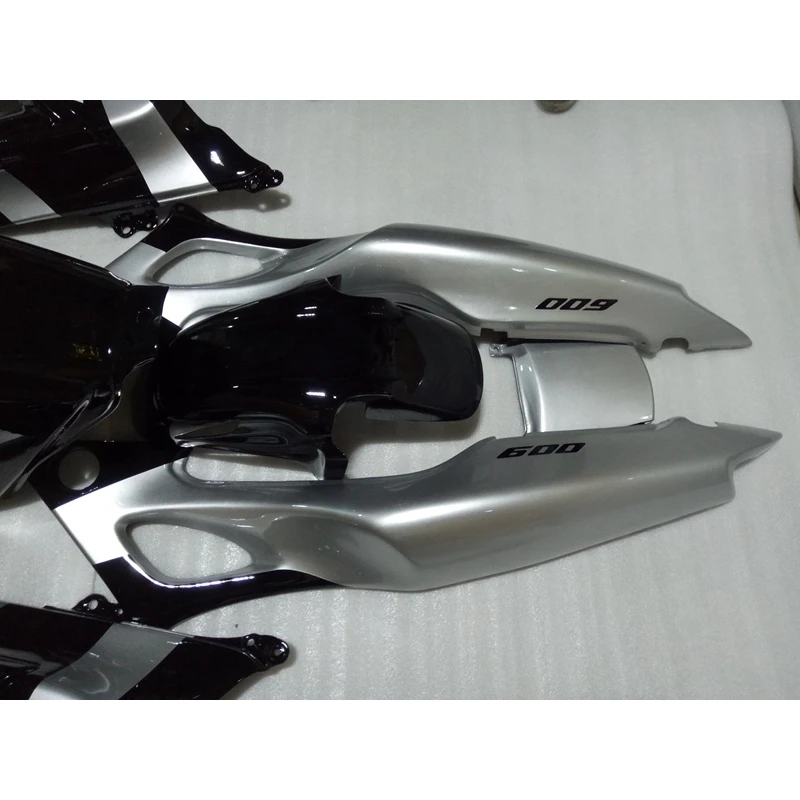 

High quality Fairings for HONDA CBR 600 F3 1998 1997 97 98 Fairings silver black cbr 600 f3 fairing kit +7gifts xl109