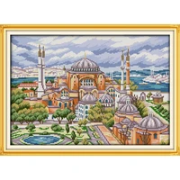 everlasting love istanbul chinese cross stitch kits %d0%b2%d1%8b%d1%88%d0%b8%d0%b2%d0%ba%d0%b0 %d0%ba%d1%80%d0%b5%d1%81%d1%82%d0%be%d0%bc %d0%bd%d0%b0%d0%b1%d0%be%d1%80%d1%8b 14ct 11ct prinred stampted ecological cotton clear