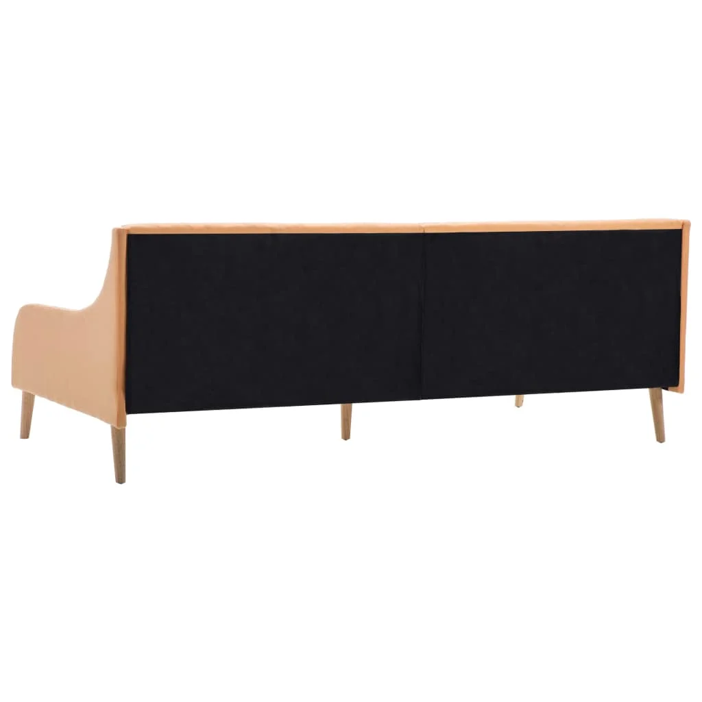 VidaXL Estructura de Sova cama tela naranja| |
