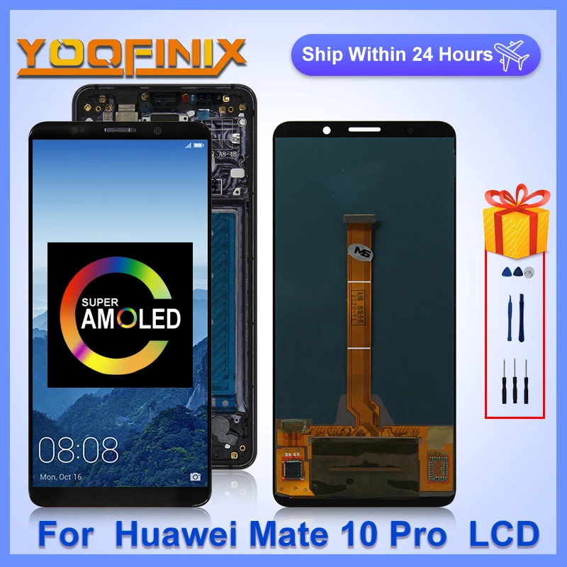 Дисплей 6 0 &quotSuper AMOLED для Huawei Mate 10 Pro ЖК-дисплей BLA-L09 BLA-L29 в сборе запасные части