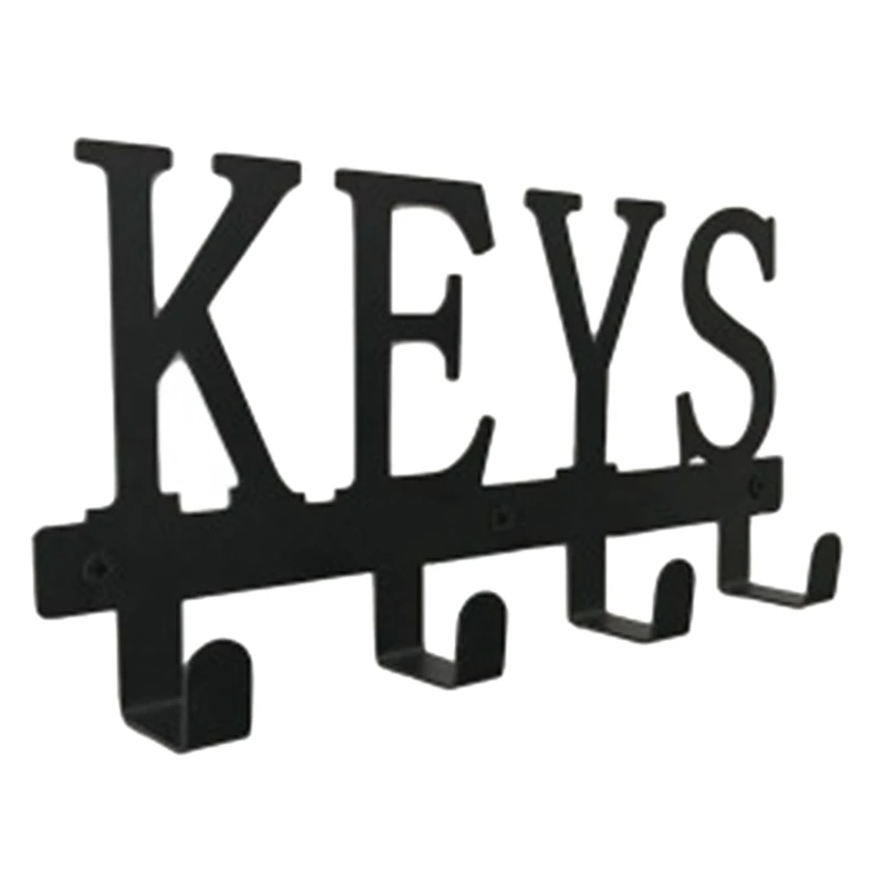 

Hooks Cast Iron Key Rack Clothes Rack Robe Key Holder Home Wall Mounted Hat Hanger Kitchen Bathroom Wall Home Decoration