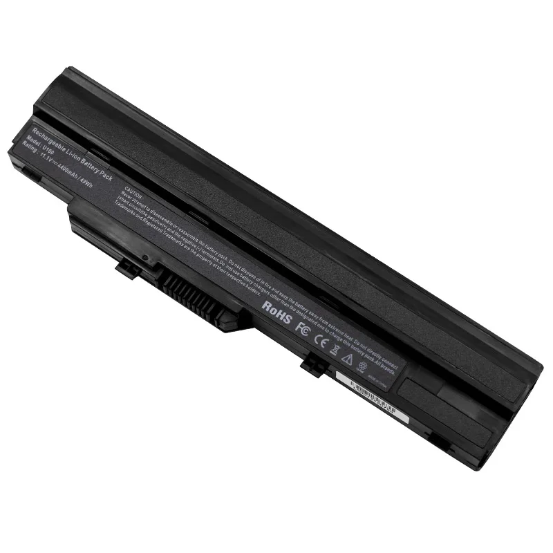 Батарея для ноутбука MSI Wind U100 U90 14L-MS6837D1 3715A-MS6837D1 6317A-RTL8187SE черная 6 ячеек | Компьютеры