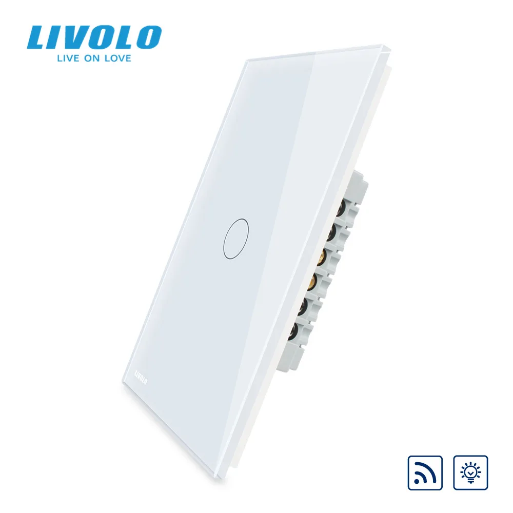 Livolo US стандартный настенный светильник с сенсорным диммером и дистанционным