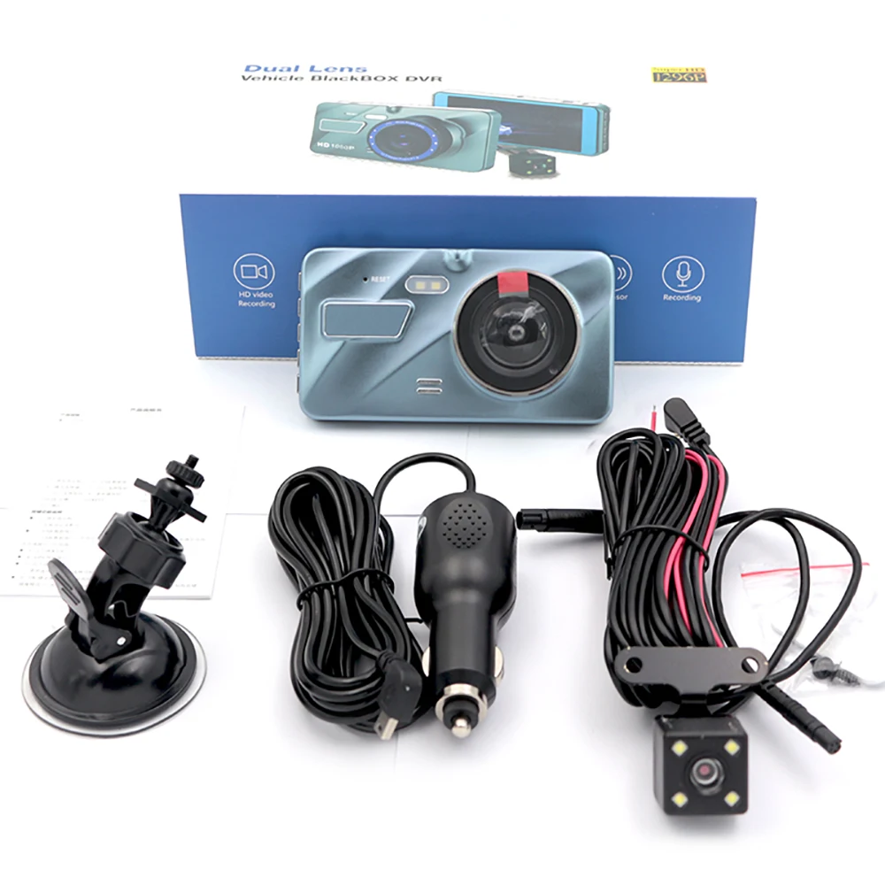 HD 1080P Автомобильный видеорегистратор Реверсивный 170 широкоугольный G-Sensor Cam |
