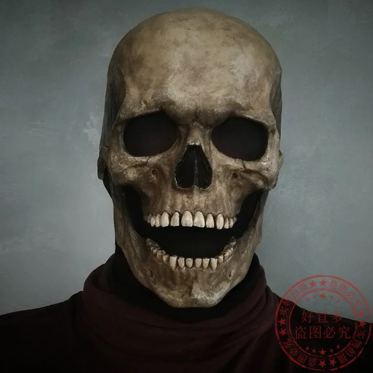 Маска с черепом передвижная голова клоуна реквизит шар секретная комната дом