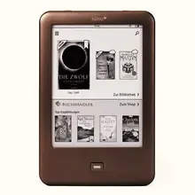 Электронная книга, встросветильник, Wi-Fi, электронная книга Tolino Shine e-ink, 6-дюймовый сенсорный экран, 1024×758