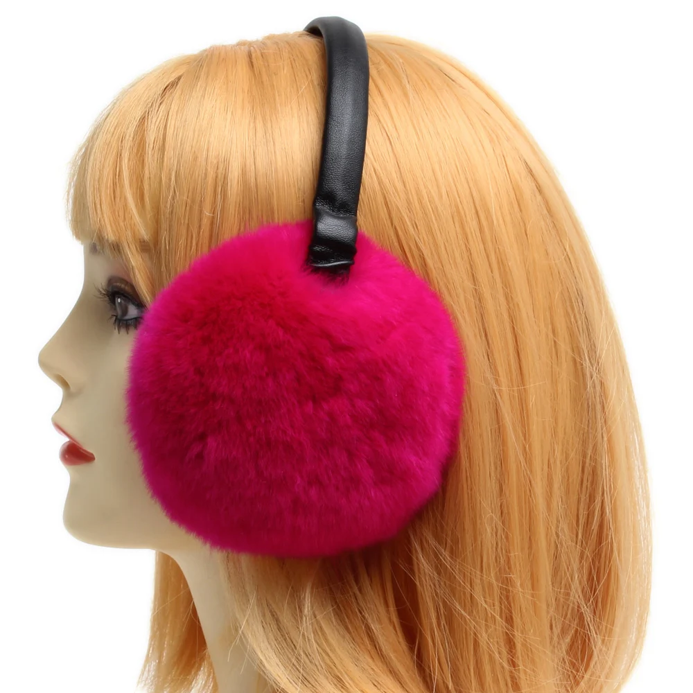 Новое поступление зимние женские теплые меховые наушники из натурального меха