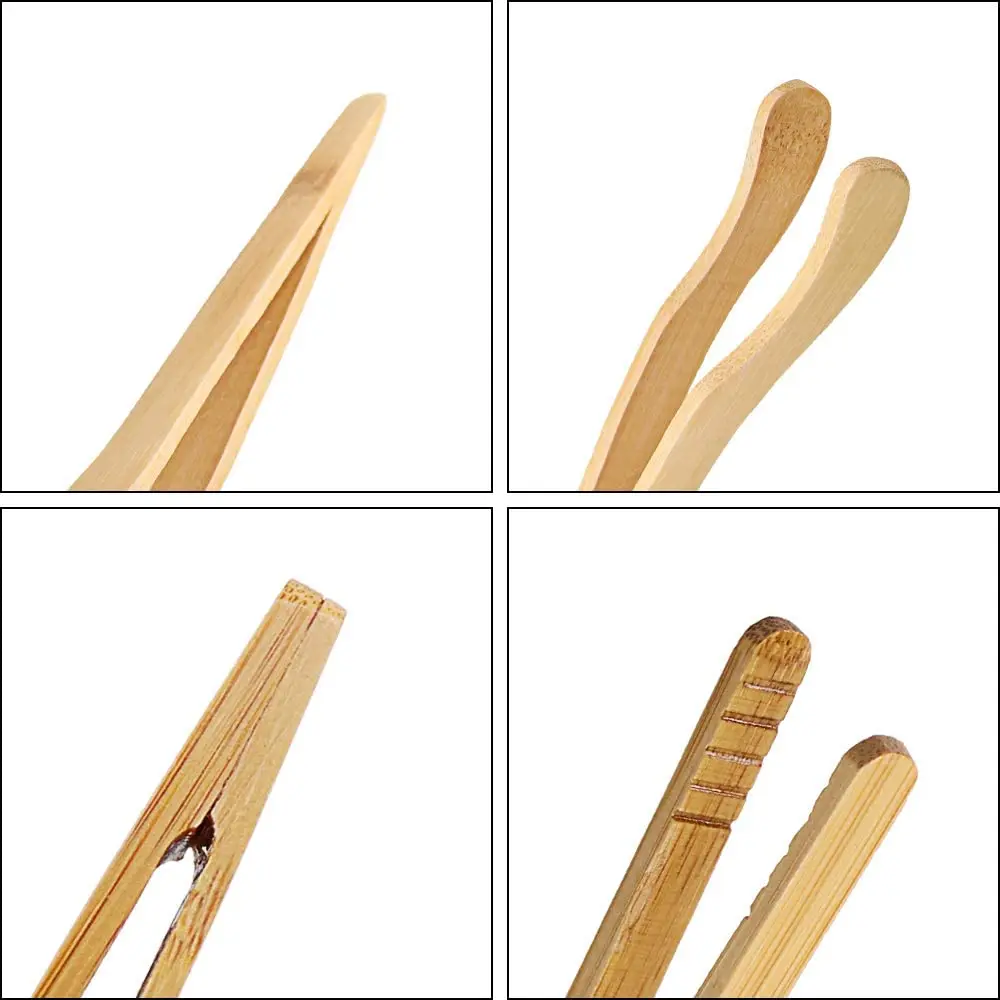 Многоразовые бамбуковые щипцы для тостов кухонная утварь чай Тонг фруктов тост