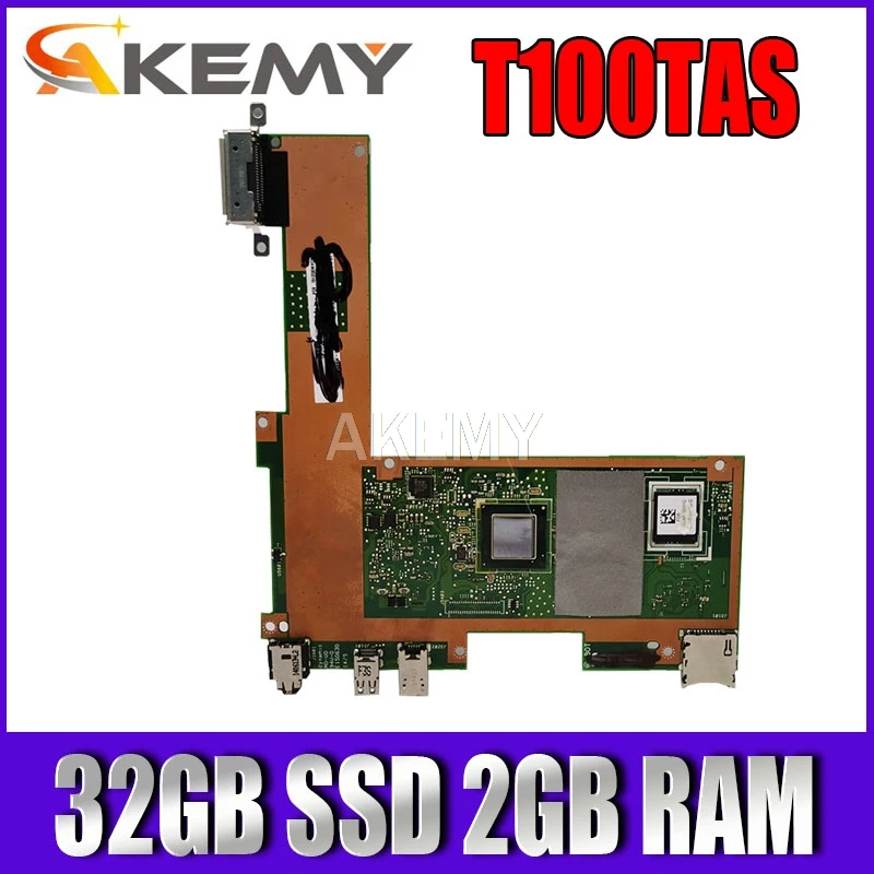 T100TAS материнская плата 32 Гб SSD 2 RAM для Asus ноутбука протестированная|Материнские