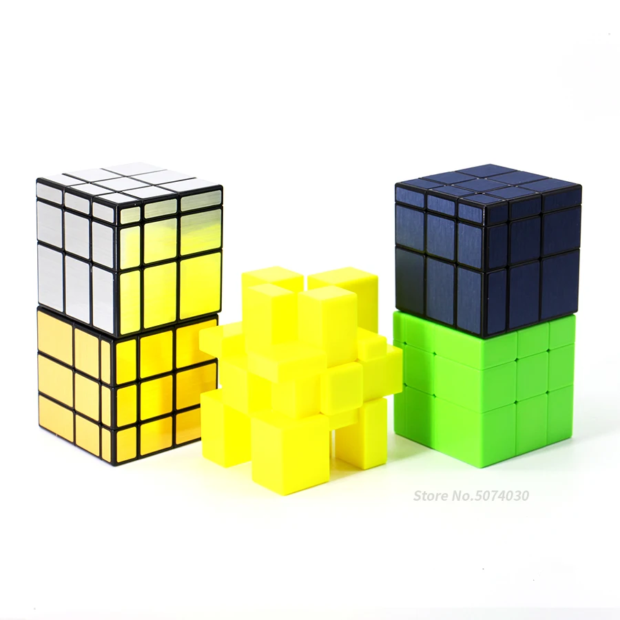 Qiyi зеркальный куб головоломка третий заказ в форме зеркала Детская креативная