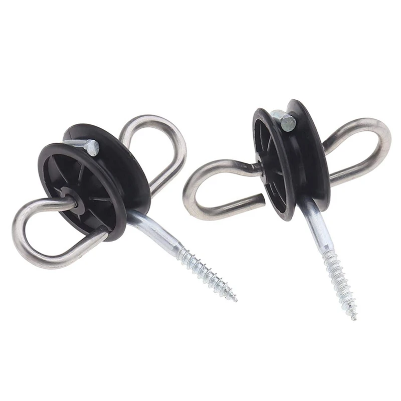 

20Pcs Dual Ring Insulator Fence Anchor, Low Impedance Farm Wooden Post Gate Handle Fastener