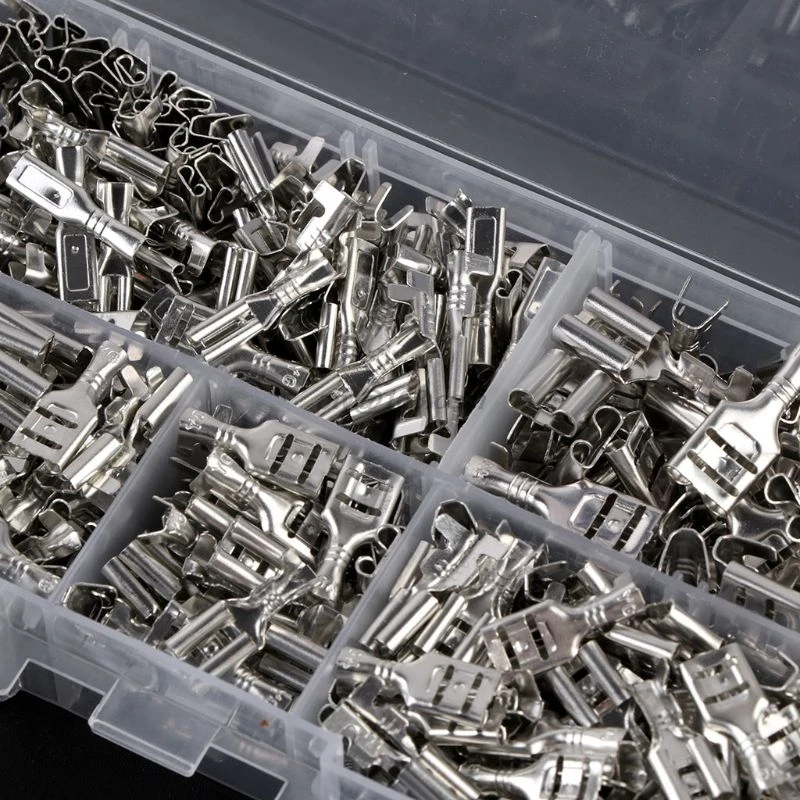 500 шт./кор. обжимные клеммы набор проводов соединительная вилка пружинные мужские