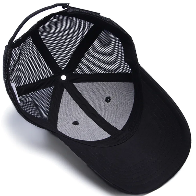 Бейсболка SNP летняя шляпа мужская женская сетчатая кость для отдыха на открытом воздухе, спорта с загнутым козырьком.