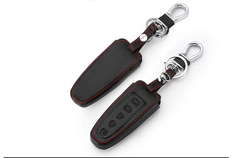 Кожаный чехол для автомобильного ключа Ford Explorer Edge Escape Taurus Flex 2011 2012 2013 2014 2015 5
