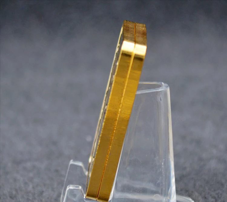 1 шт. Иисус вручил на корсс десять командировок монета унция 24 К позолоченный