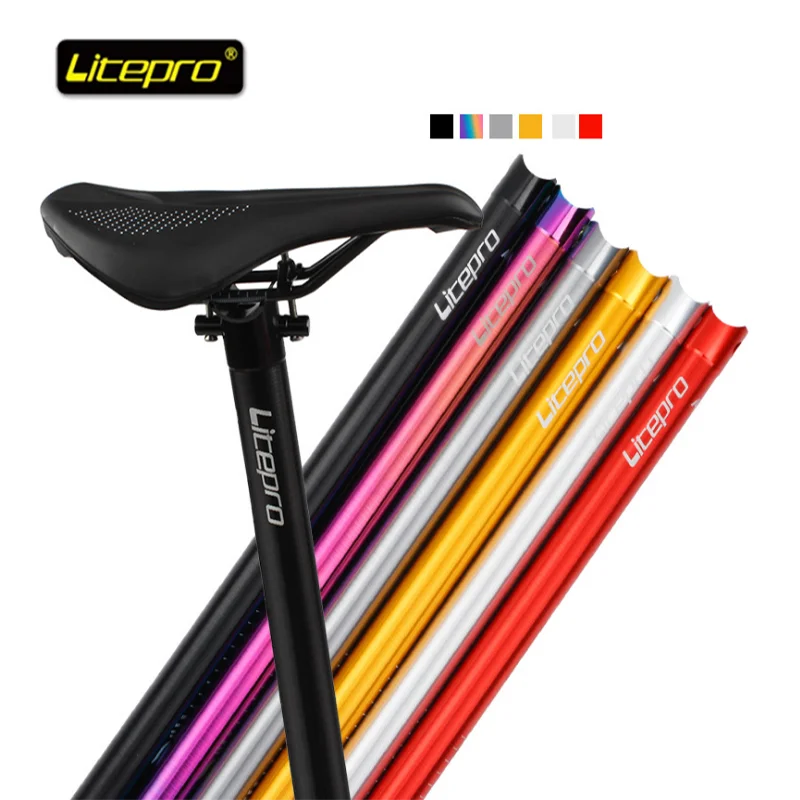 Алюминиевый CNC дорожный складной велосипед Подседельный штырь 33 9*600 мм для