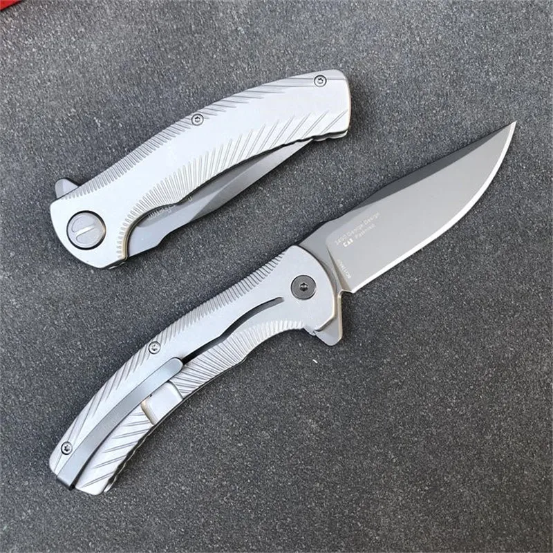 

Kershaw Knife 3490 Folding Pocket Camping Hunt Knife 8cr17mov Blade Aviation Aluminum Handle Tactical Survival Knives EDC Tool