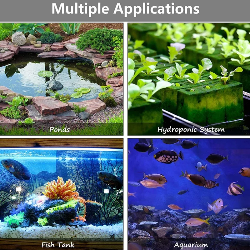 

Bubble Diffuser with Suction Cups for Decorative Air Stones in Fresh Water/Salt Water Tanks and Ponds 4 Packs