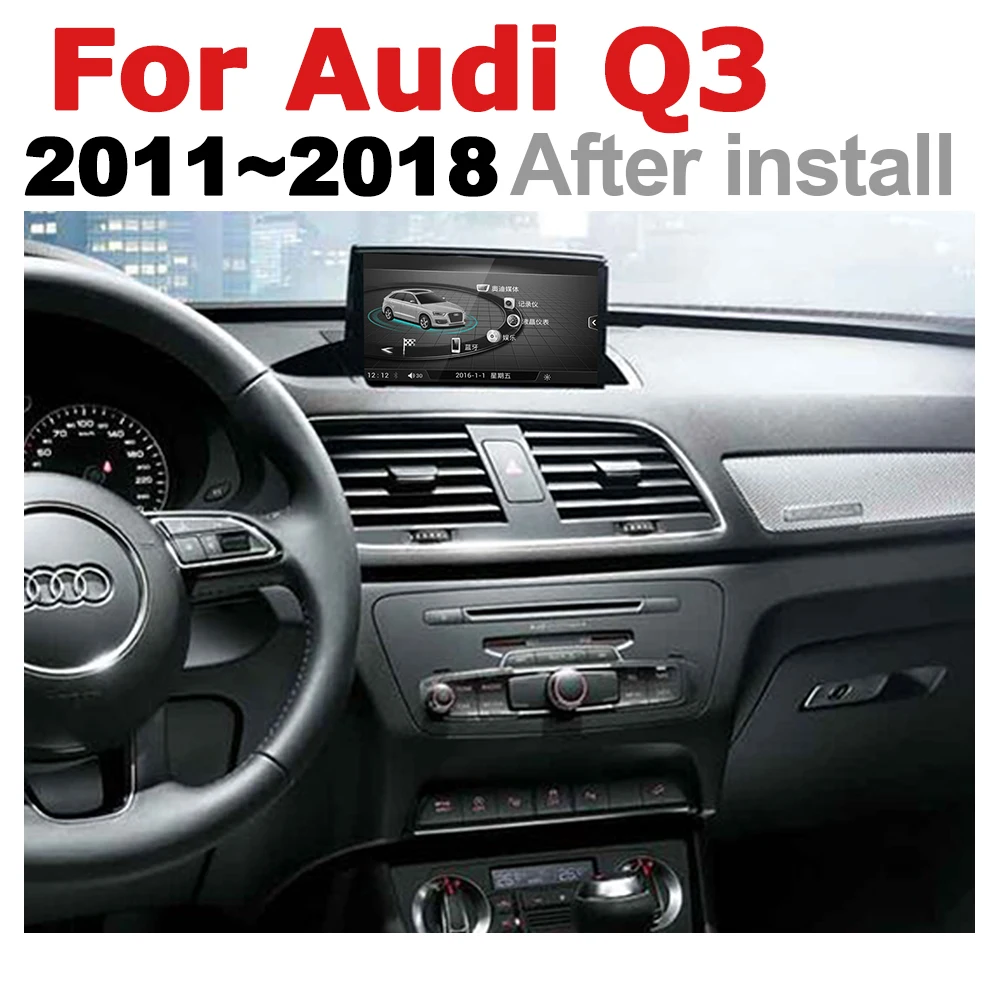 Автомобильный мультимедийный плеер Andrid 7 0 8 дюймов для Audi Q3 в 2011 ~ 2018 ММИ радио gps