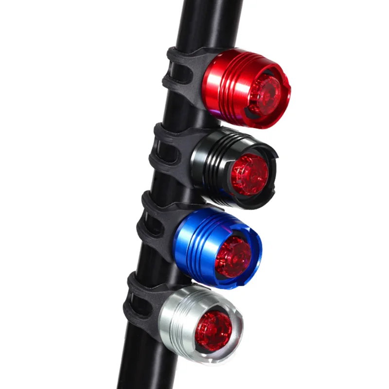 Водонепроницаемый светодиодный задний фсветильник на велосипедный шлем