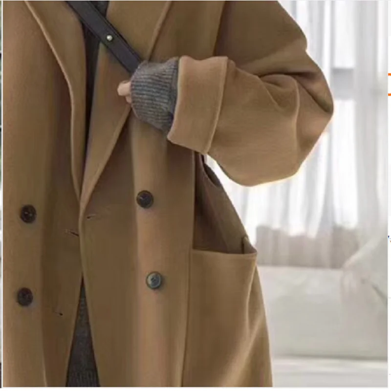 

Woolen Jacket Women's Short 2020 Fashion Autumn/Winter New Korean Version Loose Heben Suit Woolen Coat