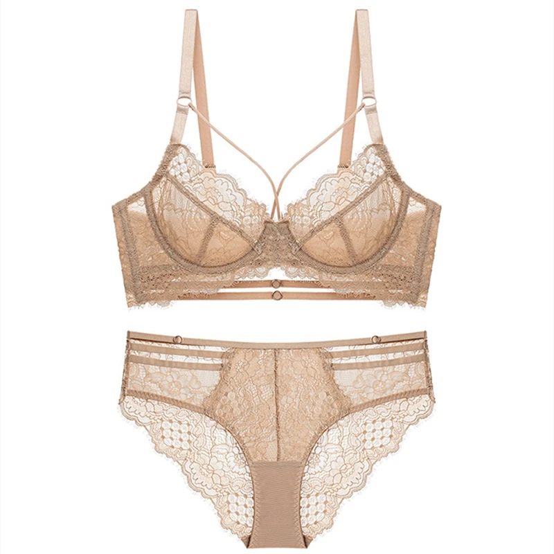 

Miss Zia Underwire Bra And Panty Set Plus Size Unlined Summer Underwear Women Set Lingere Femme Intimates Underwear & Sleepwears