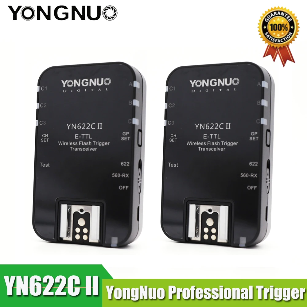 Светодиодная лампа для видеосъемки YONGNUO YN622CII ETTL Беспроводной триггер вспышки с YN
