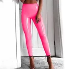 Женские леггинсы из искусственной кожи, облегающие эластичные леггинсы с высокой талией, облегающие брюки из искусственной кожи для фитнеса, сексуальные леггинсы