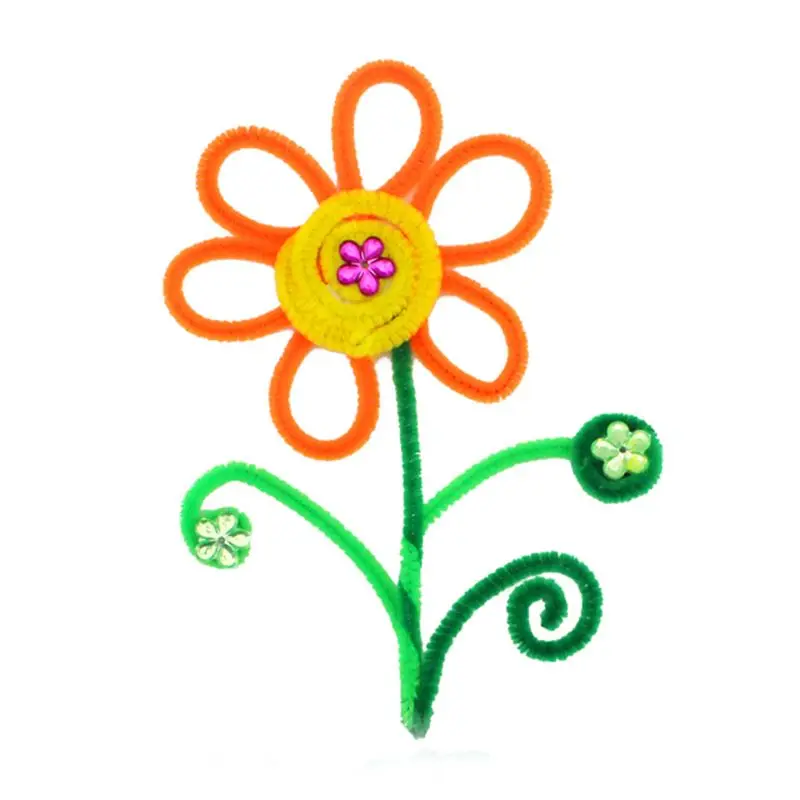 

500pcs DIY Activities Pipe Cleaners Ornament Making School Projects Googly Eyes Y4UD