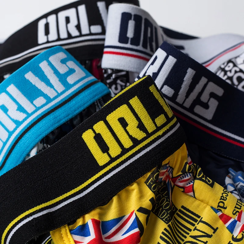 Мужские трусы джоки AIIOU черные Трусы стринги с индивидуальным принтом Тонги