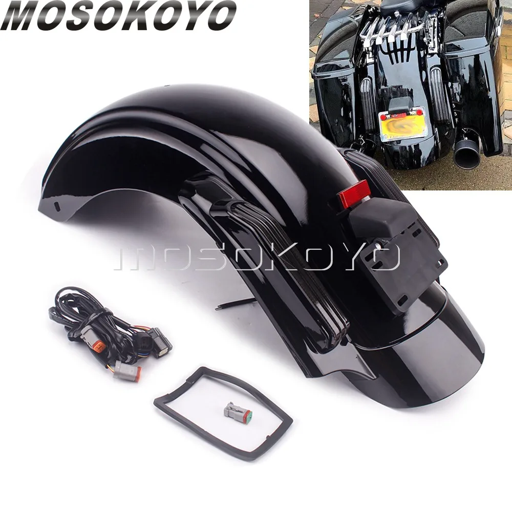 

LED CVO Style Rear Fender System For Harley Touring Road King Electra Glide FLHR FLHTCU FLHX FLTRX Ultra Limited 2014-2019 2020